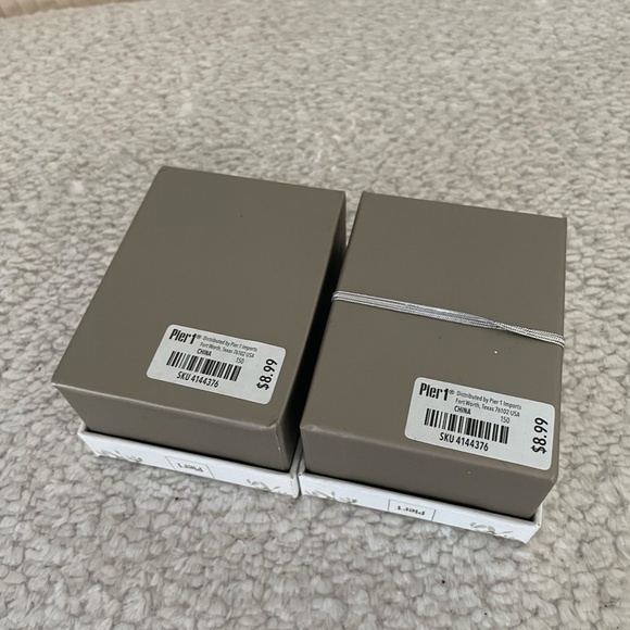 SET OF 2 PIER 1 IMPORTS TINY BLOWN GLASS CHRISTMAS HEDGEHOG DECOR NWTSET OF 2 - Picture 6 of 16